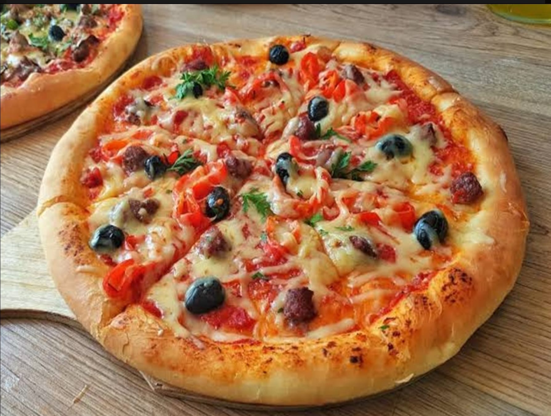 5. Skinke pizza
