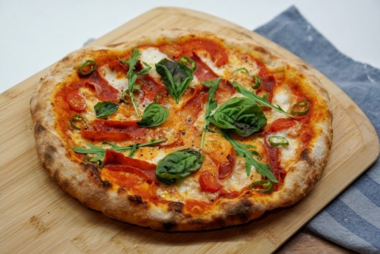 1. Margherita pizza