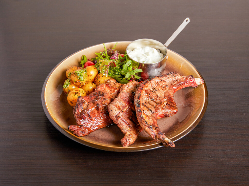 Lammekoteletter, 3 stk.