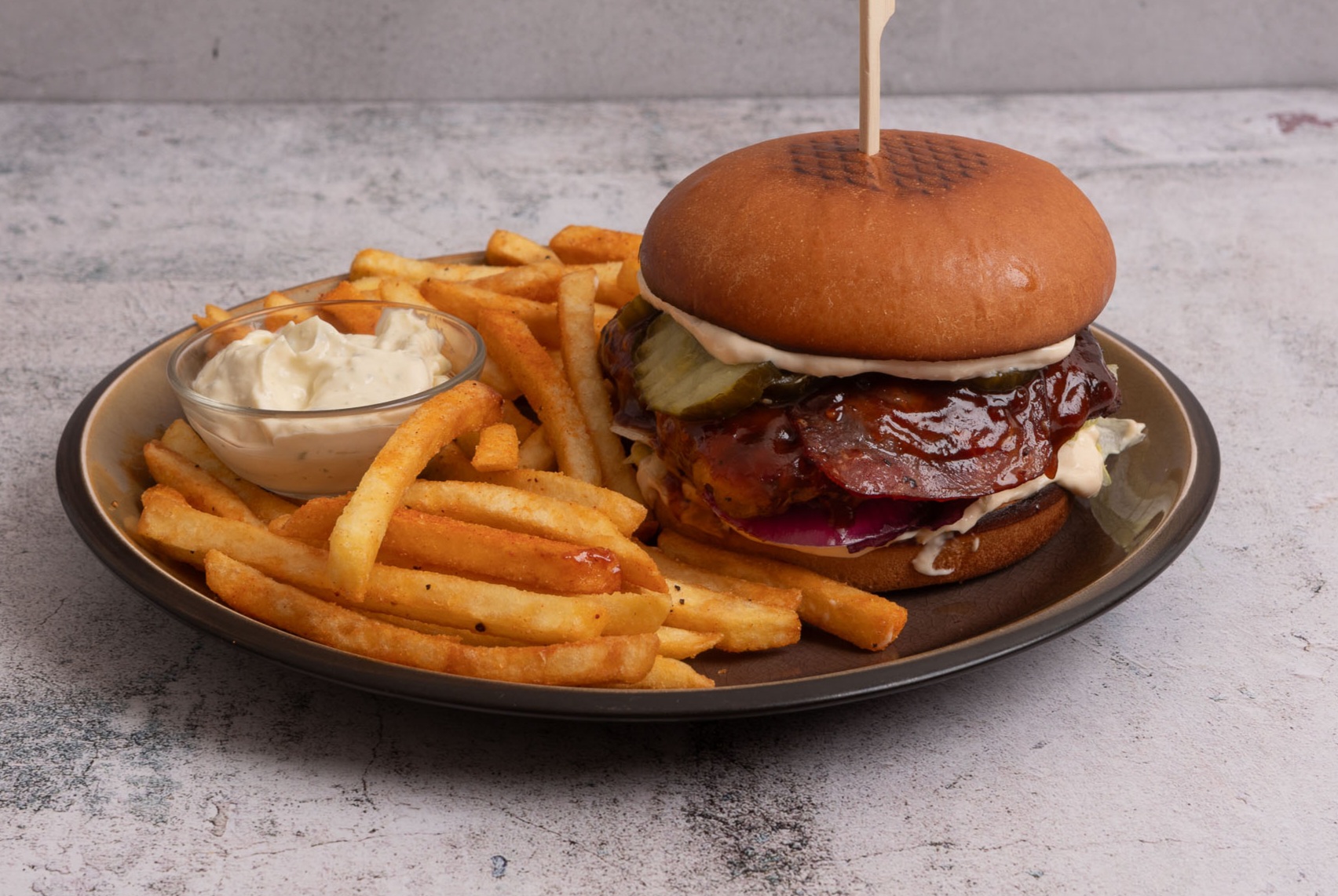 BBQ bacon Cheeseburger