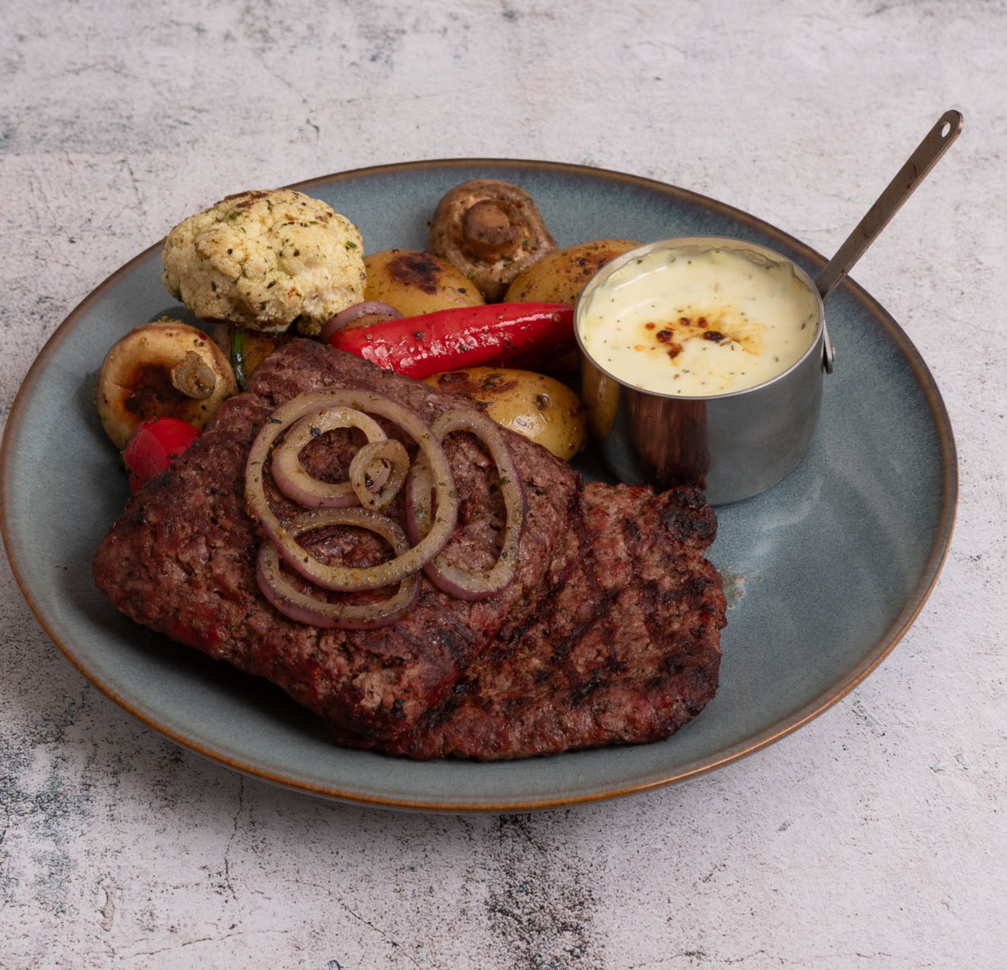 Dobbelt Bøf tallerken 